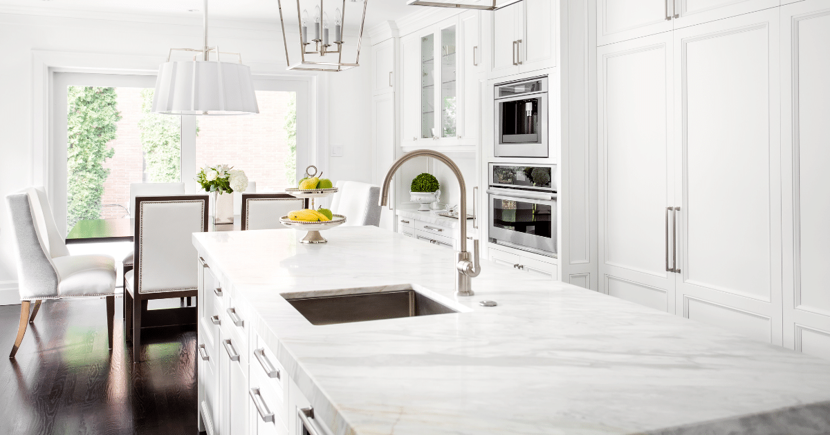kitchen, cozy and comfortable after a deep cleaning