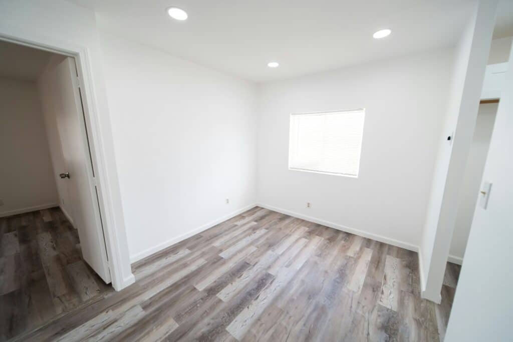 Bedroom post-construction