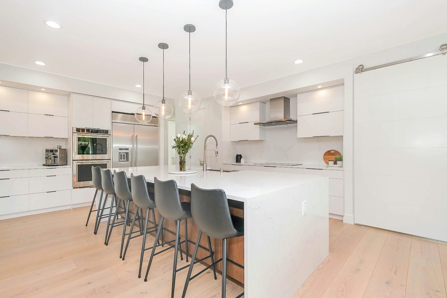 Kitchen, ready to be used after being cleaned during a post-construction cleaning service